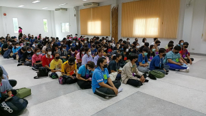 กองพัฒนา นศ. จัดอบรมคุณธรรมจริยธรรมตามศาสตร์พระราชาฯ