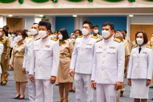มรท. จัดพิธีถวายพระพรชัยมงคลพระบาทสมเด็จพระเจ้าอยู่หัว และพิธีถวายสัตย์ปฏิญาณเพื่อเป็นข้าราชการที่ดีและพลังของแผ่นดิน