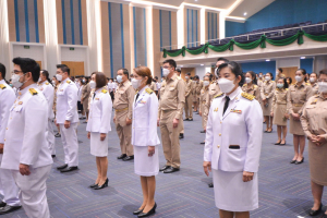มรท. จัดพิธีถวายพระพรชัยมงคลพระบาทสมเด็จพระเจ้าอยู่หัว และพิธีถวายสัตย์ปฏิญาณเพื่อเป็นข้าราชการที่ดีและพลังของแผ่นดิน