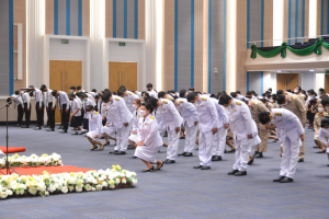 มรท. จัดพิธีถวายพระพรชัยมงคลพระบาทสมเด็จพระเจ้าอยู่หัว และพิธีถวายสัตย์ปฏิญาณเพื่อเป็นข้าราชการที่ดีและพลังของแผ่นดิน