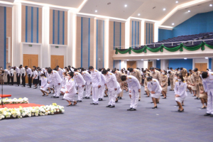 มรท. จัดพิธีถวายพระพรชัยมงคลพระบาทสมเด็จพระเจ้าอยู่หัว และพิธีถวายสัตย์ปฏิญาณเพื่อเป็นข้าราชการที่ดีและพลังของแผ่นดิน