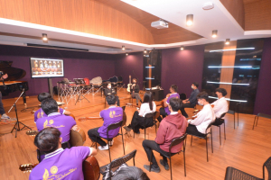 สาขาวิชาดนตรีศึกษาจัดอบรมความรู้และทักษะพื้นฐานการบรรเลงกีตาร์สำหรับครูดนตรี