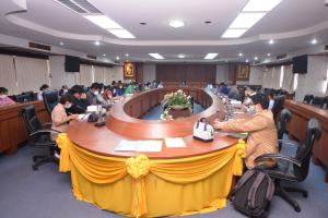 การประชุมเตรียมงานพิธีพระราชทานปริญญาบัตร ครั้งที่ 1