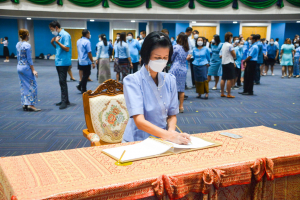 มรท. จัดพิธีถวายพระพรชัยมงคลสมเด็จพระนางเจ้าสิริกิติ์ พระบรมราชินีนาถ พระบรมราชชนนีพันปีหลวง