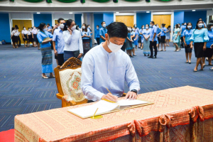 มรท. จัดพิธีถวายพระพรชัยมงคลสมเด็จพระนางเจ้าสิริกิติ์ พระบรมราชินีนาถ พระบรมราชชนนีพันปีหลวง