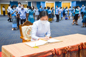 มรท. จัดพิธีถวายพระพรชัยมงคลสมเด็จพระนางเจ้าสิริกิติ์ พระบรมราชินีนาถ พระบรมราชชนนีพันปีหลวง