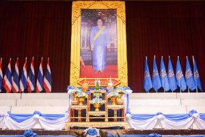 มรท. ร่วมพิธีวันเฉลิมพระชนมพรรษาสมเด็จพระนางเจ้าสิริกิติ์ พระบรมราชินีนาถ พระบรมราชชนนีพันปีหลวง
