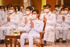 มรท. ร่วมพิธีวันเฉลิมพระชนมพรรษาสมเด็จพระนางเจ้าสิริกิติ์ พระบรมราชินีนาถ พระบรมราชชนนีพันปีหลวง