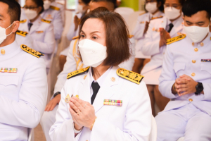 มรท. ร่วมพิธีวันเฉลิมพระชนมพรรษาสมเด็จพระนางเจ้าสิริกิติ์ พระบรมราชินีนาถ พระบรมราชชนนีพันปีหลวง