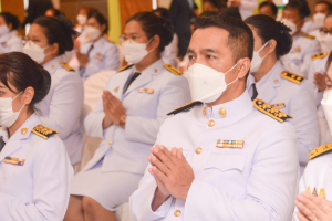 มรท. ร่วมพิธีวันเฉลิมพระชนมพรรษาสมเด็จพระนางเจ้าสิริกิติ์ พระบรมราชินีนาถ พระบรมราชชนนีพันปีหลวง