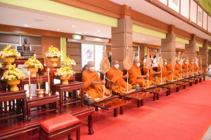 มรท. ร่วมพิธีวันเฉลิมพระชนมพรรษาสมเด็จพระนางเจ้าสิริกิติ์ พระบรมราชินีนาถ พระบรมราชชนนีพันปีหลวง