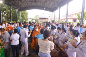 มรท. ร่วมพิธีวันเฉลิมพระชนมพรรษาสมเด็จพระนางเจ้าสิริกิติ์ พระบรมราชินีนาถ พระบรมราชชนนีพันปีหลวง
