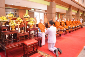มรท. ร่วมพิธีวันเฉลิมพระชนมพรรษาสมเด็จพระนางเจ้าสิริกิติ์ พระบรมราชินีนาถ พระบรมราชชนนีพันปีหลวง