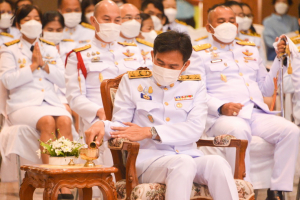 มรท. ร่วมพิธีวันเฉลิมพระชนมพรรษาสมเด็จพระนางเจ้าสิริกิติ์ พระบรมราชินีนาถ พระบรมราชชนนีพันปีหลวง