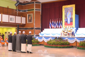 มรท. ร่วมพิธีวันเฉลิมพระชนมพรรษาสมเด็จพระนางเจ้าสิริกิติ์ พระบรมราชินีนาถ พระบรมราชชนนีพันปีหลวง
