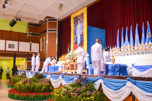 มรท. ร่วมพิธีวันเฉลิมพระชนมพรรษาสมเด็จพระนางเจ้าสิริกิติ์ พระบรมราชินีนาถ พระบรมราชชนนีพันปีหลวง