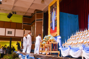 มรท. ร่วมพิธีวันเฉลิมพระชนมพรรษาสมเด็จพระนางเจ้าสิริกิติ์ พระบรมราชินีนาถ พระบรมราชชนนีพันปีหลวง