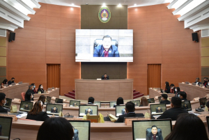 อธิการบดี มรท. นำคณะผู้บริหาร และบุคลากร มรภ.เทพสตรี ศึกษาดูงานแนวทางการดำเนินกิจกรรมวิศวกรสังคม ระบบงานวิชาการ การจัดทำตัวชี้วัดการขับเคลื่อนยุทธศาสตร์มหาวิทยาลัย และการดูงานวิทยาลัยนานาชาติ ของ มรภ.สุราษฎร์ธานี