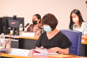 การประชุม คกก.ประจำคณะมนุษยศาสตร์และสังคมศาสตร์ ครั้งที่ 8/65