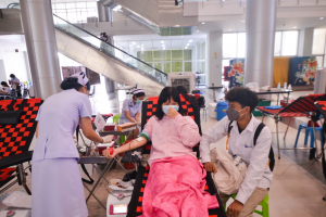 งานพยาบาล กองพัฒนา นศ.จัดโครงการบริจาคโลหิต ครั้งที่ 2