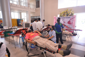 งานพยาบาล กองพัฒนา นศ.จัดโครงการบริจาคโลหิต ครั้งที่ 2