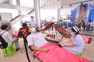 งานพยาบาล กองพัฒนา นศ.จัดโครงการบริจาคโลหิต ครั้งที่ 2