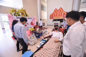 งานพยาบาล กองพัฒนา นศ.จัดโครงการบริจาคโลหิต ครั้งที่ 2