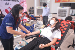 งานพยาบาล กองพัฒนา นศ.จัดโครงการบริจาคโลหิต ครั้งที่ 2