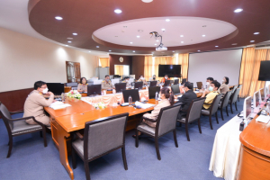 การประชุม คกก.ดำเนินงานฝ่ายกิจกรรมและพิธีการ งานวันสถาปนามหาวิทยาลัย และงานมุทิตาจิตเกษียณอายุราชการ ประจำปี 2565