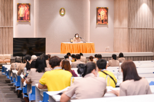 การประชุม คกก.ฝึกซ้อมพิธีรับพระราชทานปริญญาบัตร ฝ่ายอาหารและเครื่องดื่ม