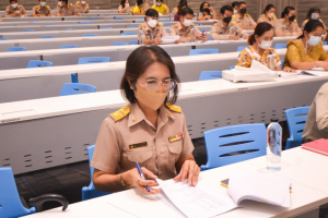 การประชุม คกก.ฝึกซ้อมพิธีรับพระราชทานปริญญาบัตร ฝ่ายอาหารและเครื่องดื่ม