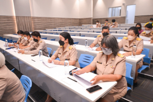 การประชุม คกก.ฝึกซ้อมพิธีรับพระราชทานปริญญาบัตร ฝ่ายอาหารและเครื่องดื่ม