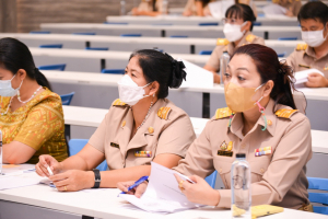 การประชุม คกก.ฝึกซ้อมพิธีรับพระราชทานปริญญาบัตร ฝ่ายอาหารและเครื่องดื่ม