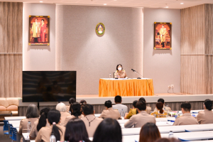 การประชุม คกก.ฝึกซ้อมพิธีรับพระราชทานปริญญาบัตร ฝ่ายอาหารและเครื่องดื่ม