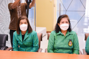 คณะผู้บริหาร มรท. ให้การต้อนรับ สมาคมศิษย์เก่า มรท. ในโอกาสมอบเงินและร่วมสนับสนุนงานพิธีพระราชทานปริญญาบัตร