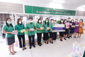 คณะผู้บริหาร มรท. ให้การต้อนรับ สมาคมศิษย์เก่า มรท. ในโอกาสมอบเงินและร่วมสนับสนุนงานพิธีพระราชทานปริญญาบัตร