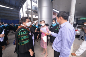 มรท. จัดซ้อมใหญ่พิธีรับพระราชทานปริญญาบัตร ประจำปี 2565