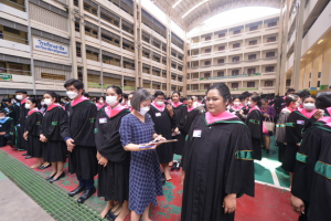 มรท. จัดซ้อมใหญ่พิธีรับพระราชทานปริญญาบัตร ประจำปี 2565