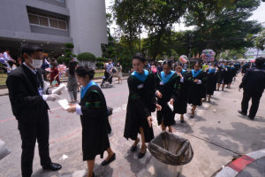 มรท. จัดซ้อมใหญ่พิธีรับพระราชทานปริญญาบัตร ประจำปี 2565