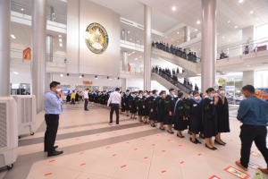มรท. จัดซ้อมใหญ่พิธีรับพระราชทานปริญญาบัตร ประจำปี 2565