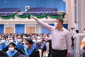 มรท. จัดซ้อมใหญ่พิธีรับพระราชทานปริญญาบัตร ประจำปี 2565
