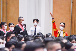 มรท. จัดซ้อมใหญ่พิธีรับพระราชทานปริญญาบัตร ประจำปี 2565