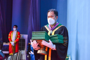 มรท. จัดซ้อมใหญ่พิธีรับพระราชทานปริญญาบัตร ประจำปี 2565