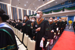 มรท. จัดซ้อมใหญ่พิธีรับพระราชทานปริญญาบัตร ประจำปี 2565