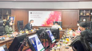 อุปนายกสภา มรท. และผู้บริหาร มรท. ร่วมการประชุมกำหนดแนวทาง แผนงาน/โครงการ ในการสนับสนุนการดำเนินการตามยุทธศาสตร์ร่วมของมหาวิทยาลัยราชภัฏ