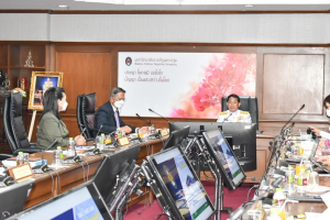 อุปนายกสภา มรท. และผู้บริหาร มรท. ร่วมการประชุมกำหนดแนวทาง แผนงาน/โครงการ ในการสนับสนุนการดำเนินการตามยุทธศาสตร์ร่วมของมหาวิทยาลัยราชภัฏ
