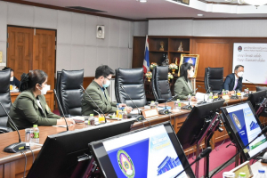 อุปนายกสภา มรท. และผู้บริหาร มรท. ร่วมการประชุมกำหนดแนวทาง แผนงาน/โครงการ ในการสนับสนุนการดำเนินการตามยุทธศาสตร์ร่วมของมหาวิทยาลัยราชภัฏ