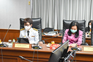 อุปนายกสภา มรท. และผู้บริหาร มรท. ร่วมการประชุมกำหนดแนวทาง แผนงาน/โครงการ ในการสนับสนุนการดำเนินการตามยุทธศาสตร์ร่วมของมหาวิทยาลัยราชภัฏ