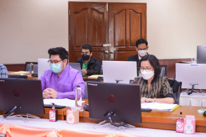 การประชุม คกก.นโยบายพัฒนาวิชาการ วิจัยและนวัตกรรม ครั้งที่ 12/65 (วาระพิเศษ)