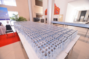 สำนักศิลปะและวัฒนธรรมจัดพิธีทำบุญทอดผ้าป่าข้าวสารอาหารแห้งช่วยเหลือผู้ประสบอุทกภัย และผู้ยากไร้ในจังหวัดลพบุรี
